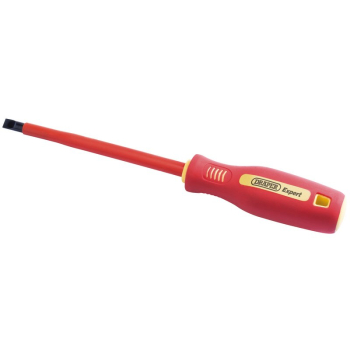 Draper 952B Fully Insulated Plain Slot Screwdriver, 8 x 150mm (Sold Loose) - Code: 46526 - Pack Qty 1