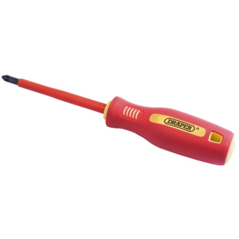 Draper 952CSB Fully Insulated Soft Grip Cross Slot Screwdriver, No.2 x 100mm (Sold Loose) - Code: 46532 - Pack Qty 1