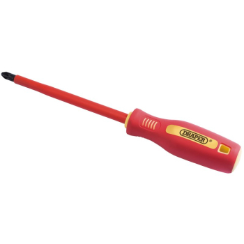 Draper 952PZB Fully Insulated Soft Grip PZ TYPE Screwdriver, No.3 x 150mm (sold loose) - Code: 46538 - Pack Qty 1