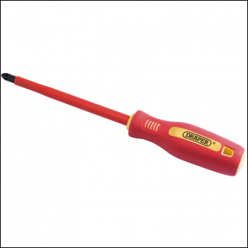 Draper 952PZB Fully Insulated Soft Grip PZ TYPE Screwdriver, No.3 x 150mm (sold loose) - Code: 46538 - Pack Qty 1