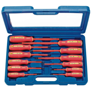 Draper 952/12 Fully Insulated Screwdriver Set (12 Piece) - Code: 46541 - Pack Qty 1