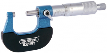 Draper PEM Metric External Micrometer, 0 - 25mm - Code: 46603 - Pack Qty 1