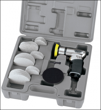 DRAPER Compact Dual Action Soft Grip Air Sander Kit (50/75mm) - Pack Qty 1 - Code: 47617