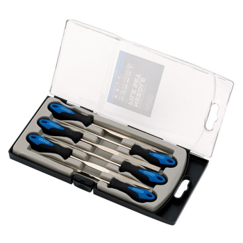 Draper DF6/SG Soft Grip Diamond Needle File Set, 150mm (6 Piece) - Code: 47817 - Pack Qty 1