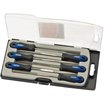 Draper DF6/SG Soft Grip Diamond Needle File Set, 150mm (6 Piece) - Code: 47817 - Pack Qty 1