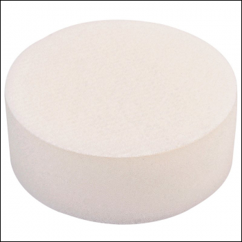 Draper AAT01 Polishing Sponge, 90mm, White - Code: 48198 - Pack Qty 1
