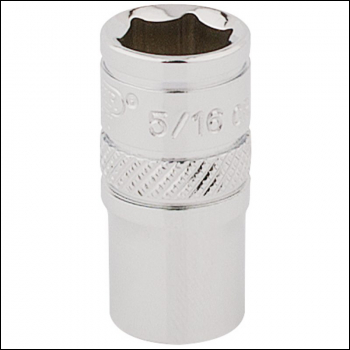 Draper B-AF Draper HI-TORQ® 6 Point Socket, 1/4 inch  Sq. Dr., 5/16 inch  - Code: 48670 - Pack Qty 1