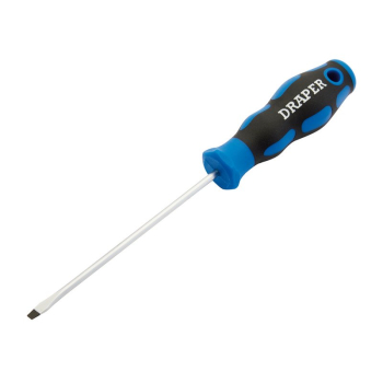 Draper 865/SL Soft Grip Plain Slot Screwdriver, 3.2 x 100mm - Code: 48920 - Pack Qty 1