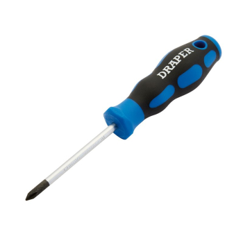 Draper 865/PH Soft Grip Cross Slot Screwdriver, No.1 x 75mm - Code: 48931 - Pack Qty 1