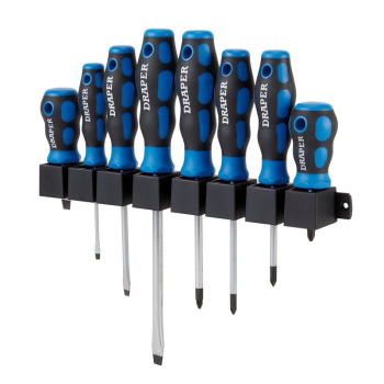 Draper 865/8 Soft Grip Screwdriver Set (8 Piece) - Code: 48933 - Pack Qty 1