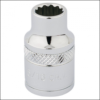 Draper D-AF Draper HI-TORQ® 12 Point Socket, 3/8 inch  Sq. Dr., 5/16 inch  - Code: 49016 - Pack Qty 1