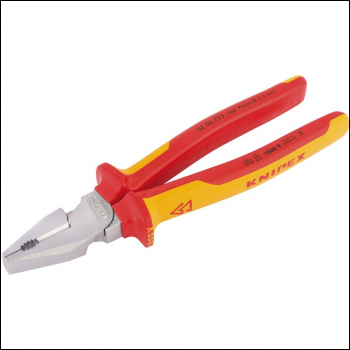 Draper 02 06 225 SB Knipex 02 06 225 Fully Insulated High Leverage Combination Pliers, 225mm - Code: 49169 - Pack Qty 1