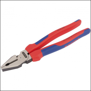 Draper 02 02 225 SB Knipex 02 02 225 SB High Leverage Combination Pliers, 225mm - Code: 49173 - Pack Qty 1