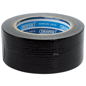 Draper TP-DUCT/B/A Duct Tape Roll, 33m x 50mm, Black - Discontinued - Code: 49432 - Pack Qty 1