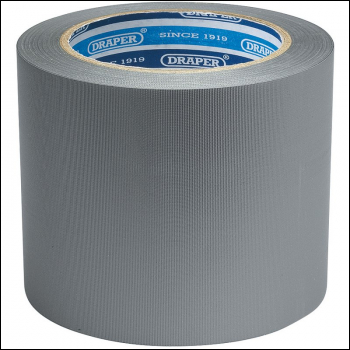 Draper TP-DUCT/A Duct Tape Roll, 33m x 100mm, Grey - Code: 49433 - Pack Qty 1