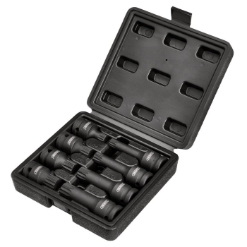 Draper ISS8 Tamper Proof Impact Spline Set, 1/2 inch  Sq. Dr. (8 Piece) - Code: 49460 - Pack Qty 1