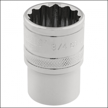 Draper D-AF Draper HI-TORQ® 12 Point Socket, 3/8 inch  Sq. Dr., 3/4 inch  - Code: 49481 - Pack Qty 1