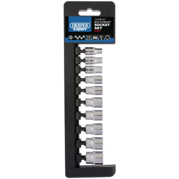 Draper B10M/MDS/E Draper Expert Multi-Drive® Metric Socket Set, 1/4 inch  Sq. Dr. (10 Piece) - Code: 50022 - Pack Qty 1