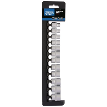 Draper D9M/6PT/E Draper Expert Metric Socket Set, 3/8 inch  Sq. Dr. (12 Piece) - Code: 50188 - Pack Qty 1