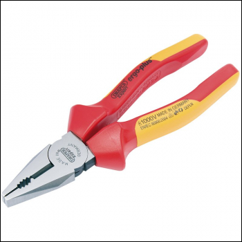 Draper 805CP Ergo Plus® Fully Insulated VDE Combination Pliers, 200mm - Code: 50243 - Pack Qty 1
