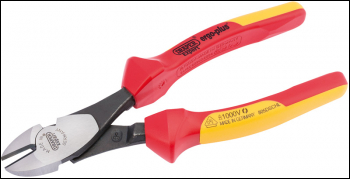 DRAPER Ergo Plus® Fully Insulated High Leverage VDE Diagonal Side Cutters, 200mm - Pack Qty 1 - Code: 50253