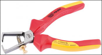 DRAPER Ergo Plus® Fully Insulated VDE Wire Strippers, 160mm - Pack Qty 1 - Code: 50256