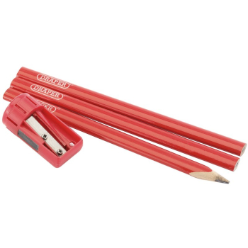 Draper CPSSET Carpenters Pencil and Sharpener Set - Code: 50990 - Pack Qty 1