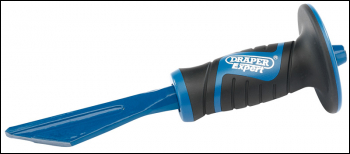 DRAPER Plugging Chisel with Soft Grip Hand Guard, 250mm - Pack Qty 1 - Code: 51055