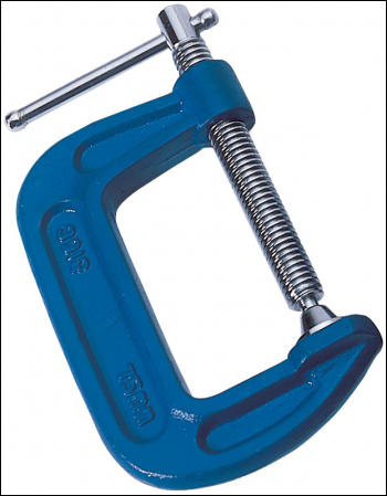 Draper 391G/1 C Clamp, 75 x 50mm (Sold Loose) - Code: 51082 - Pack Qty 1