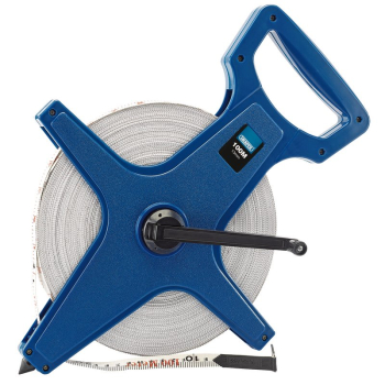 Draper STFGC Fibreglass Surveyors Tape, 100m/330ft x 13mm - Code: 51091 - Pack Qty 1