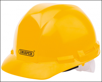 DRAPER Safety Helmet to EN397, Yellow - Pack Qty 1 - Code: 51138