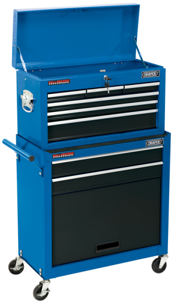 Draper RCTC8B 2 Drawer Roller Cabinet and 6 Drawer Chest - Code: 51177 - Pack Qty 1