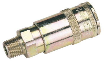 Draper A91CM02 BULK 1/4 inch  BSP Taper Male Thread Vertex Air Coupling (Sold Loose) - Code: 51385 - Pack Qty 1