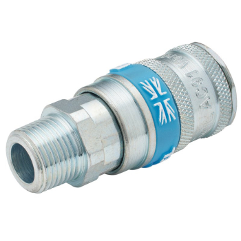 Draper A91EM02 BULK 3/8 inch  BSP Taper Male Thread Vertex Air Coupling (Sold Loose) - Code: 51408 - Pack Qty 1