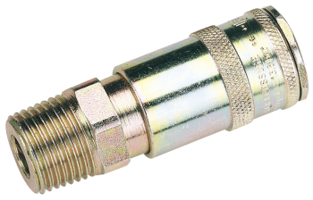 Draper A91JM02 PACKED 1/2 inch  BSP Taper Male Thread Vertex Air Coupling - Discontinued - Code: 51411 - Pack Qty 1