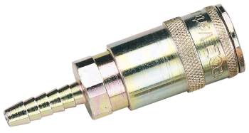 Draper A91R02 PACKED 1/4 inch  Bore Vertex Air Line Coupling with Tailpiece - Code: 51414 - Pack Qty 1