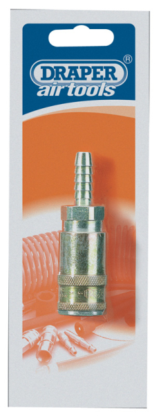 Draper A91S02 PACKED 5/16 inch  Bore Vertex Air Line Coupling with Tailpiece - Code: 51416 - Pack Qty 1