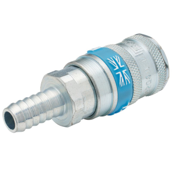 Draper A91T02 BULK 3/8 inch  Bore Vertex Air Line Coupling with Tailpiece (Sold Loose) - Code: 51417 - Pack Qty 1