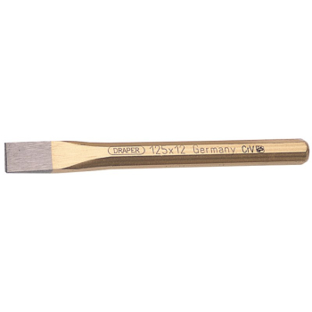 Draper 97 Draper Expert Octagonal Flat Cold Chisel, 12 x 125mm - Code: 51546 - Pack Qty 1