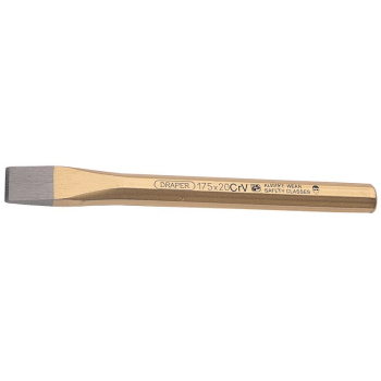 Draper 97 Draper Expert Octagonal Flat Cold Chisel, 20 x 175mm - Code: 51570 - Pack Qty 1