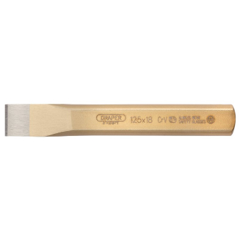 Draper 95 Draper Expert Flat Cold Chisel, 18 x 125mm - Code: 51596 - Pack Qty 1