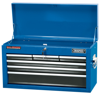 Draper TC6B Narrow Tool Chest, 6 Drawer, 24 inch , Blue - Code: 51690 - Pack Qty 1