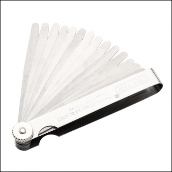 Draper 600CB 20 Blade Metric Feeler Gauge Set - Code: 51701 - Pack Qty 1