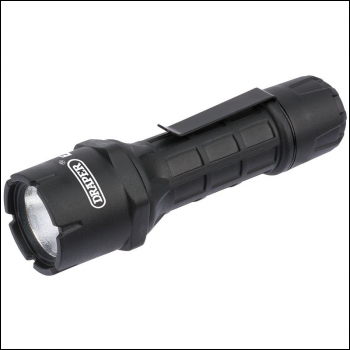 Draper WPHT1 LED Waterproof Torch, 1W, 1 x AA Battery Required - Code: 51751 - Pack Qty 1