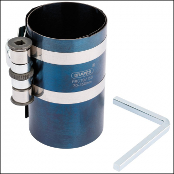 Draper PRC70/150 Piston Ring Compressor, 70 - 150mm - Discontinued - Code: 51847 - Pack Qty 1