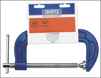 Draper 391GP C Clamp, 150 x 70mm - Code: 51954 - Pack Qty 1