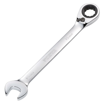 Draper 8230RMMB Draper HI-TORQ® Metric Reversible Ratcheting Combination Spanner, 15mm - Code: 52003 - Pack Qty 1