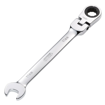 Draper 8230FMMB Draper HI-TORQ® Metric Flexible Head Ratcheting Combination Spanner, 11mm - Code: 52012 - Pack Qty 1