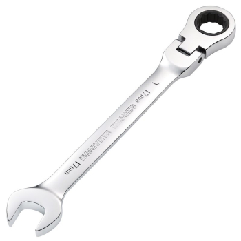 Draper 8230FMMB Draper HI-TORQ® Metric Flexible Head Ratcheting Combination Spanner, 17mm - Code: 52019 - Pack Qty 1