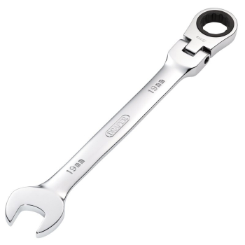 Draper 8230FMMB Draper HI-TORQ® Metric Flexible Head Ratcheting Combination Spanner, 19mm - Code: 52021 - Pack Qty 1